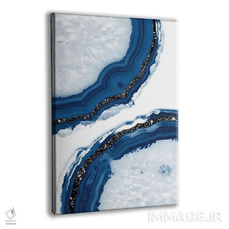 تابلو شکوه آگات اکلیلی چهاردهم اثر هنر آنیتا و بلا - نمای پرسپکتیو محصول