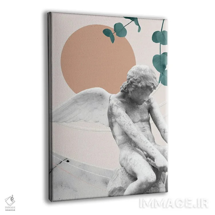 تابلو ظرافت انتزاعی اروس یکم اثر هنر آنیتا و بلا - نمای پرسپکتیو محصول