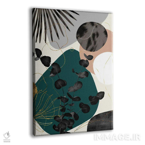 تابلو ظرافت با نخل بادبزنی اکالیپتوس ششم اثر هنر آنیتا و بلا - نمای پرسپکتیو محصول