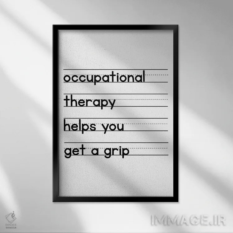 تابلو محکم بگیر اثر آلیسا بانتا - نمای قابدار مشکی