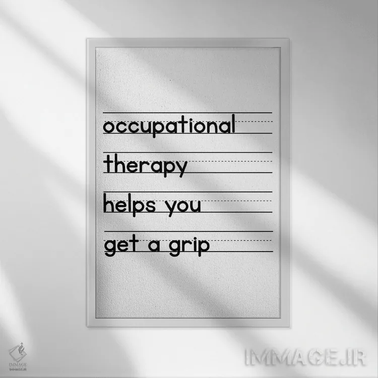 تابلو محکم بگیر اثر آلیسا بانتا - نمای قابدار سفید