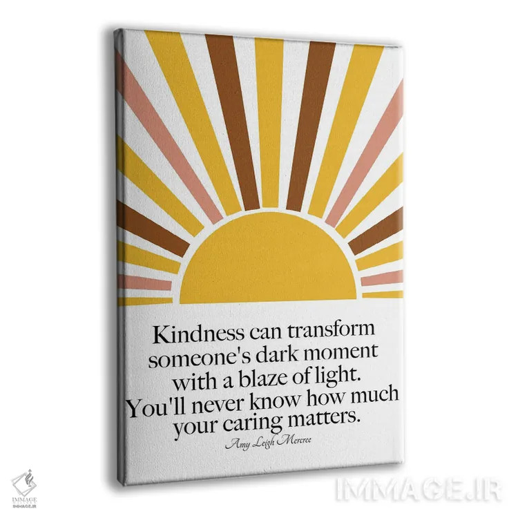 تابلو نقلقول مهربانی اثر آلیسا بانتا - نمای پرسپکتیو محصول