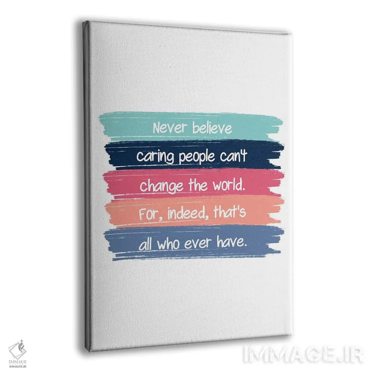 تابلو نقلقول مید (مارگارت مید یا اشاره به گونهای نوشیدنی) اثر آلیسا بانتا - نمای پرسپکتیو محصول