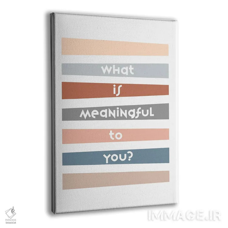 تابلو خطوط معنادار اثر آلیسا بانتا - نمای پرسپکتیو محصول