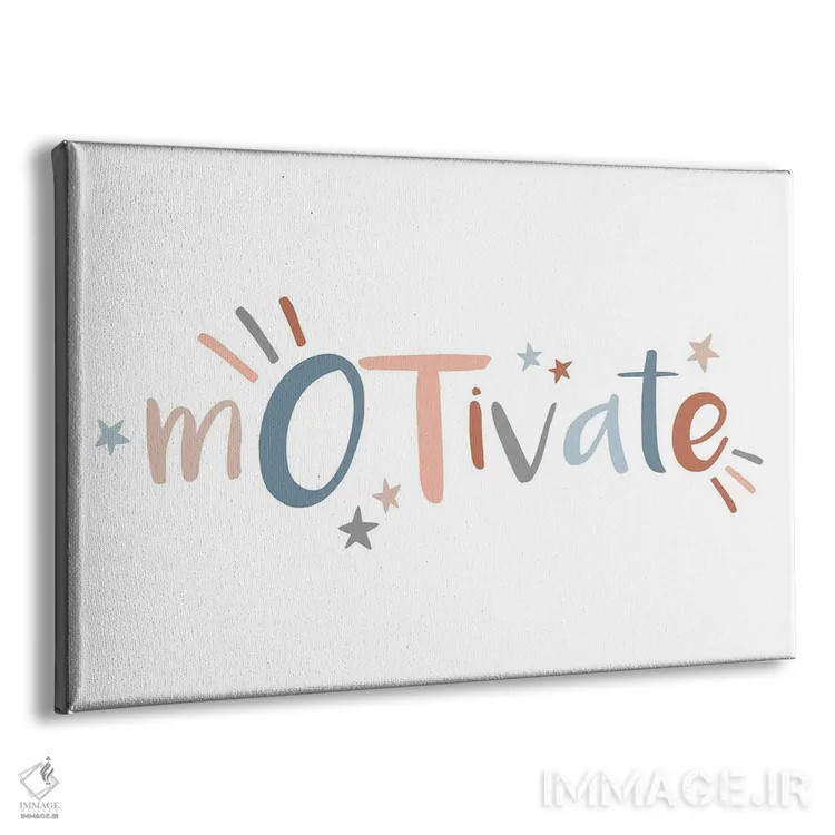 تابلو انگیزهبخشی خنثی اثر آلیسا بانتا - نمای پرسپکتیو محصول