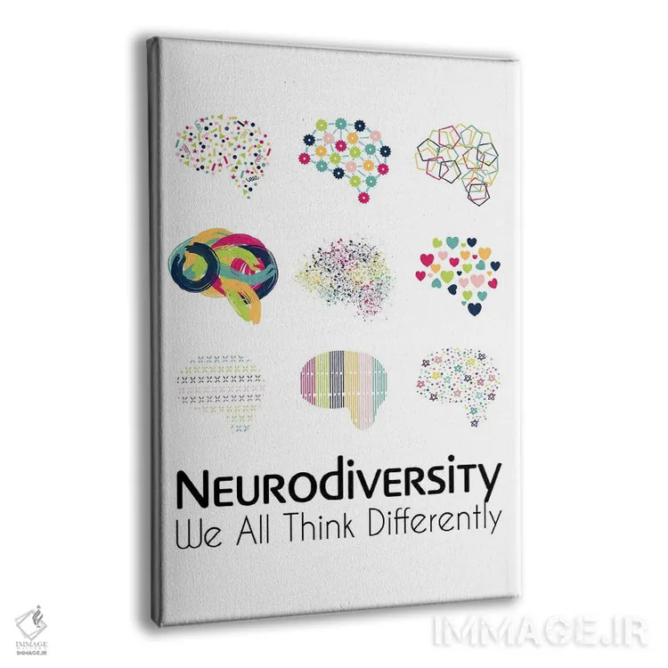 تابلو تنوع عصبی عمودی اثر آلیسا بانتا - نمای پرسپکتیو محصول