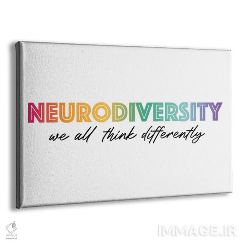 تابلو تنوع عصبی (رنگینکمان) اثر آلیسا بانتا - نمای پرسپکتیو محصول