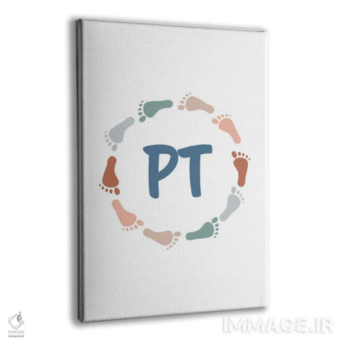 تابلو جای پاهای فیزیوتراپی (PT) اثر آلیسا بانتا - نمای پرسپکتیو محصول