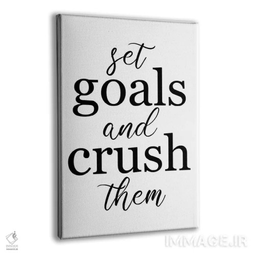 تابلو هدفگذاری کن و آنها را فتح کن اثر آلیسا بانتا - نمای پرسپکتیو محصول