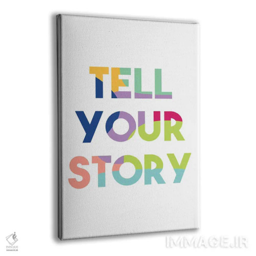 تابلو داستانت را بگو اثر آلیسا بانتا - نمای پرسپکتیو محصول