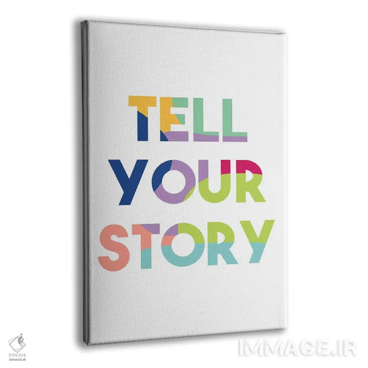 تابلو داستانت را بگو اثر آلیسا بانتا - نمای پرسپکتیو محصول