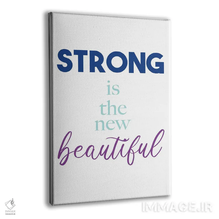 تابلو قدرت زیبایی نوین است اثر آلیسا بانتا - نمای پرسپکتیو محصول