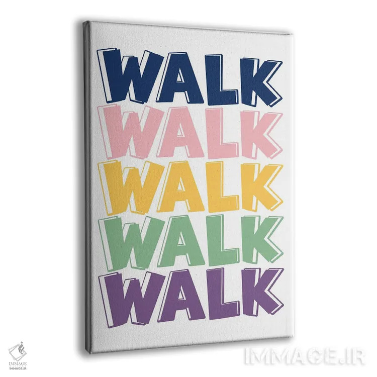 تابلو پیادهروی اثر آلیسا بانتا - نمای پرسپکتیو محصول
