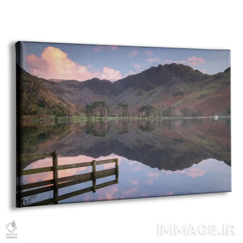 تابلو انعکاسهای بترمیر (نام دریاچه) اثر آدام برتون - نمای پرسپکتیو محصول