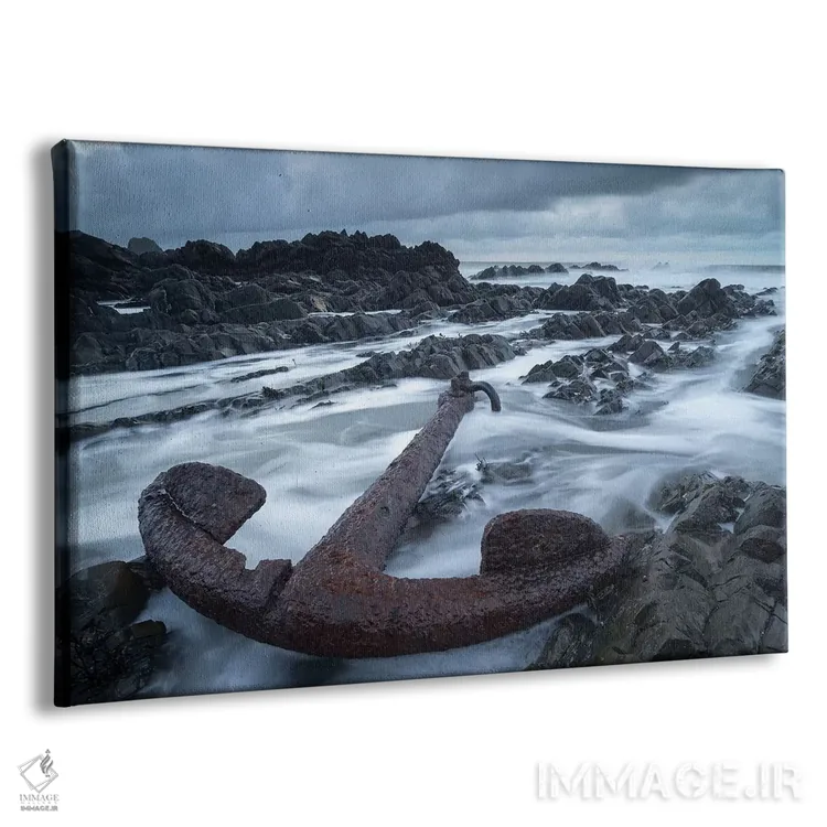 تابلو ساحل کشتیشکسته اثر آدام برتون - نمای پرسپکتیو محصول