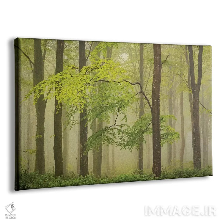 تابلو جنگلچه بهاری اثر آدام برتون - نمای پرسپکتیو محصول