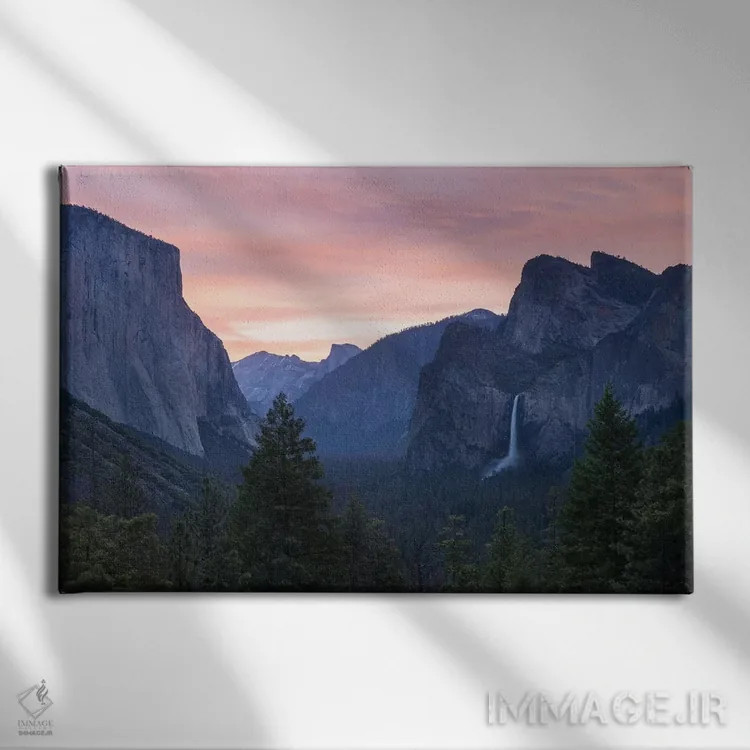 تابلو طلوع تونل ویو (نام مکان - طلوع آفتاب) اثر آدام برتون - نمای روبهرو روی دیوار