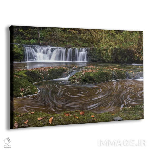 تابلو گرداب و آبشارها اثر آدام برتون - نمای پرسپکتیو محصول