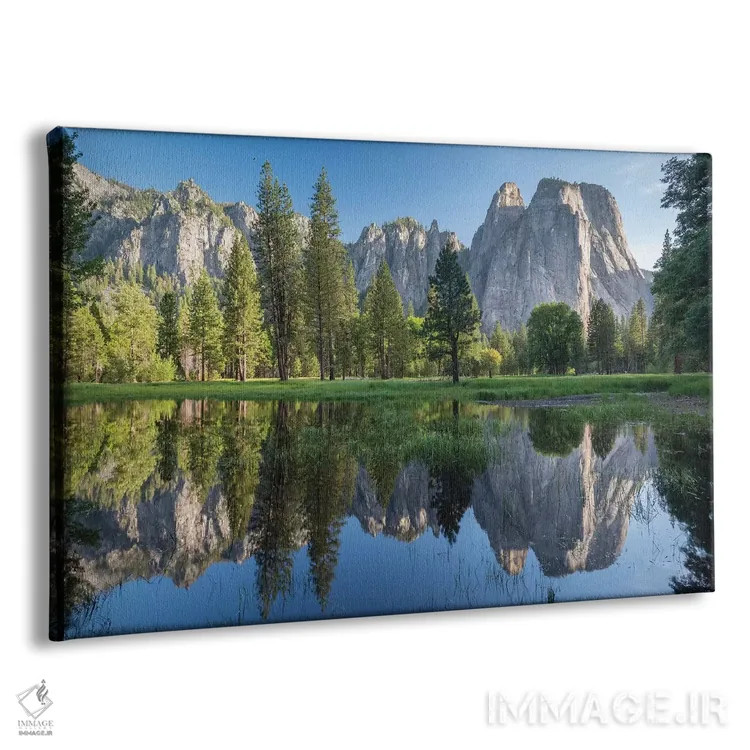 تابلو منارههای کلیسایی، یوسمیتی اثر آدام برتون - نمای پرسپکتیو محصول