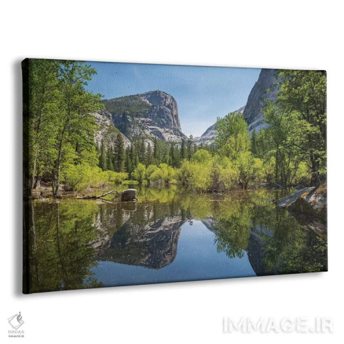 تابلو انعکاسهای دریاچه آینهای، یوسمیتی اثر آدام برتون - نمای پرسپکتیو محصول