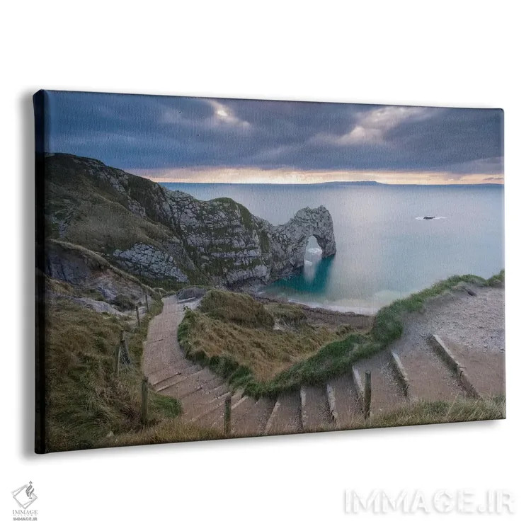 تابلو دردل دور (یک سازند طبیعی انگلستان) اثر آدام برتون - نمای پرسپکتیو محصول