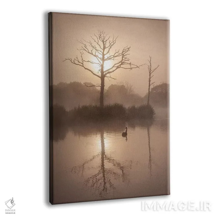 تابلو آرامش صبحگاهی اثر آدام برتون - نمای پرسپکتیو محصول