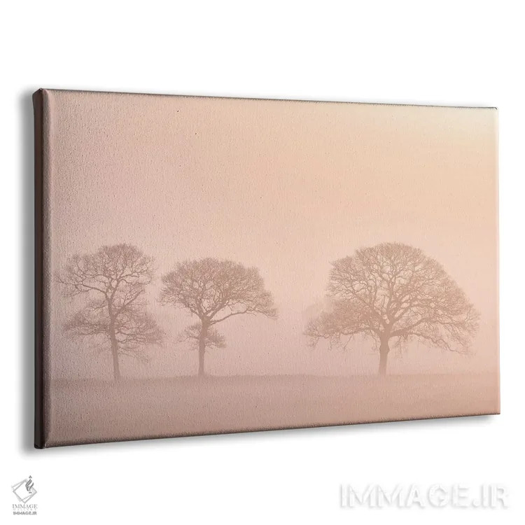 تابلو درختان هلو اثر آدام برتون - نمای پرسپکتیو محصول
