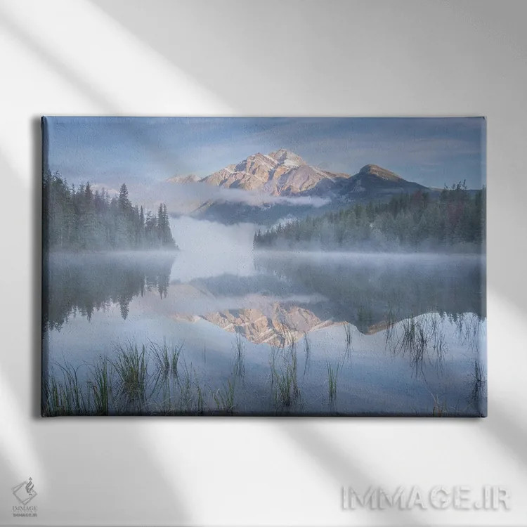 تابلو آرامش کامل اثر آدام برتون - نمای روبهرو روی دیوار