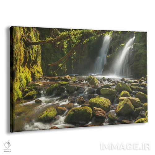 تابلو آبشار مخفی اثر آدام برتون - نمای پرسپکتیو محصول