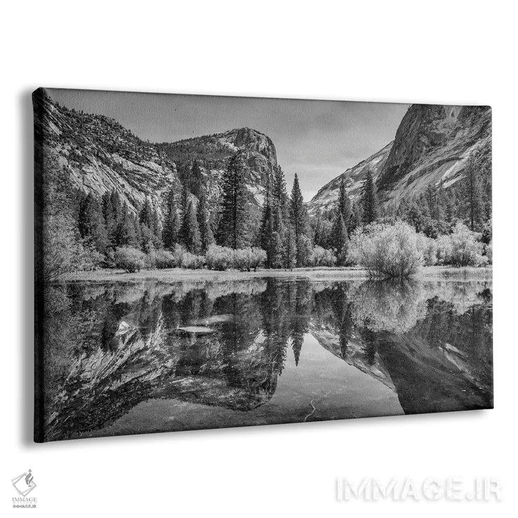 تابلو دریاچهٔ آینهای، یوسمیتی اثر آدام برتون - نمای پرسپکتیو محصول