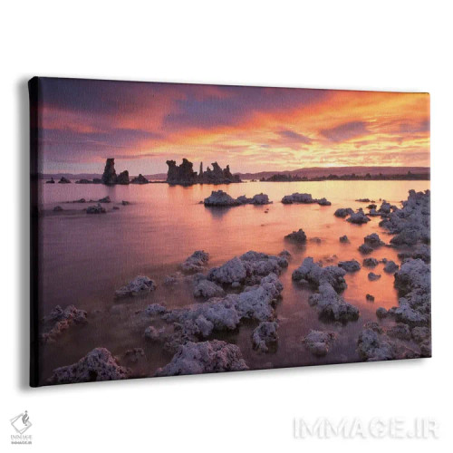 تابلو آتشهای مونو (دریاچه مونو) اثر آدام برتون - نمای پرسپکتیو محصول