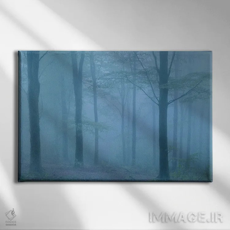 تابلو بهسوی آبی اثر آدام برتون - نمای روبهرو روی دیوار
