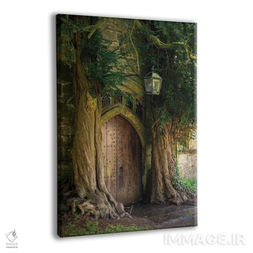 تابلو دروازههای دورین (ارجاع به ارباب حلقهها) اثر آدام برتون - نمای پرسپکتیو محصول