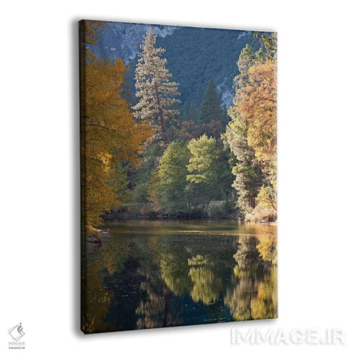 تابلو یوسمیتی طلایی اثر آدام برتون - نمای پرسپکتیو محصول