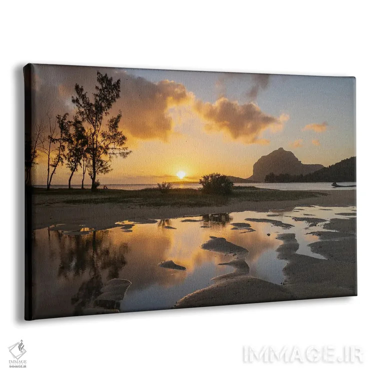 تابلو خورشیدنشینها (اصطلاح غروبنشینی) اثر آدام برتون - نمای پرسپکتیو محصول