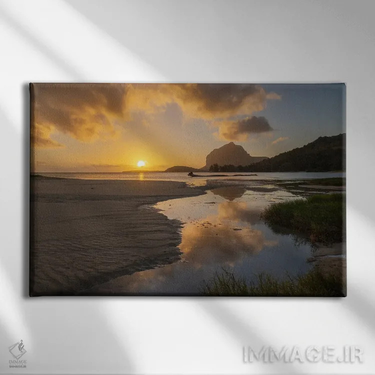 تابلو حالوهوای موریس اثر آدام برتون - نمای روبهرو روی دیوار