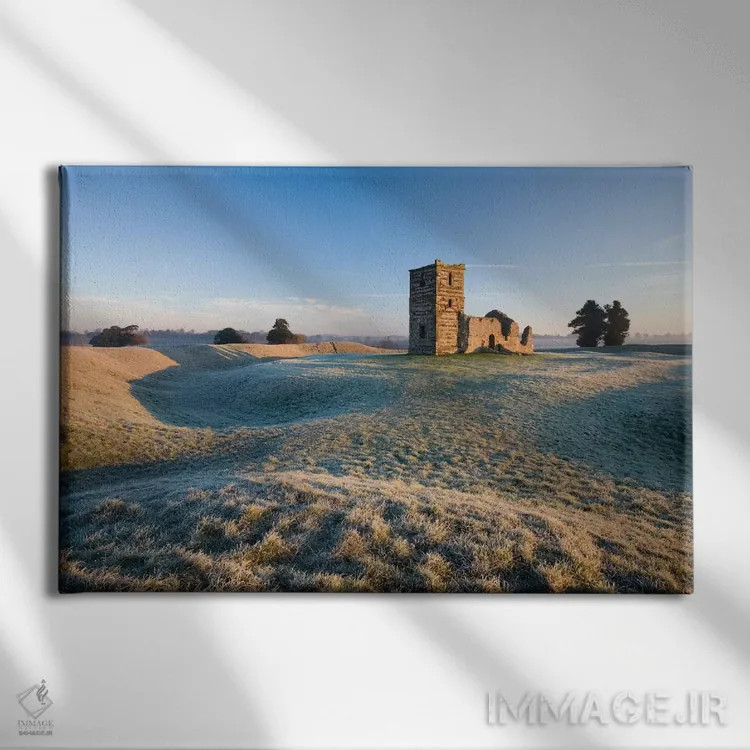 تابلو زمین مقدس اثر آدام برتون - نمای روبهرو روی دیوار