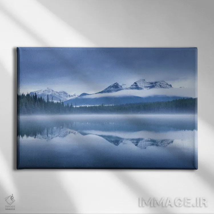 تابلو دریاچه هربرت ۲ اثر آدام برتون - نمای روبهرو روی دیوار