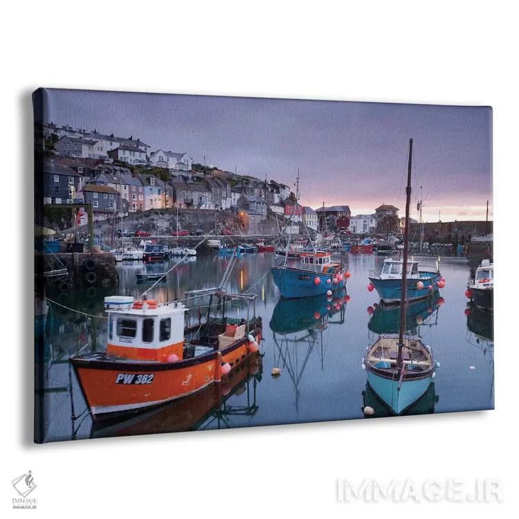 تابلو حال و هوای مِواگیسی (شهر ساحلی) اثر آدام برتون - نمای پرسپکتیو محصول