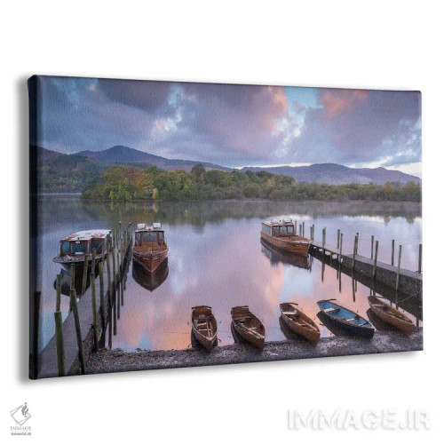 تابلو همهٔ قایقها اثر آدام برتون - نمای پرسپکتیو محصول