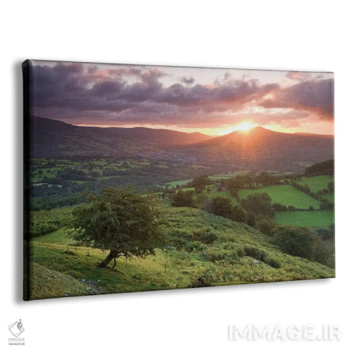 تابلو طلوع شکرکوه (تپه Sugarloaf) اثر آدام برتون - نمای پرسپکتیو محصول