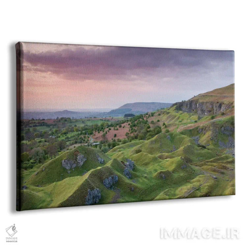 تابلو دامنهٔ شیبدار اثر آدام برتون - نمای پرسپکتیو محصول