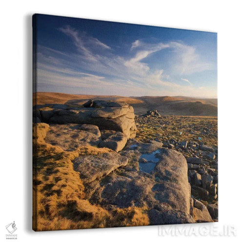 تابلو ساعت طلایی اثر آدام برتون - نمای پرسپکتیو محصول