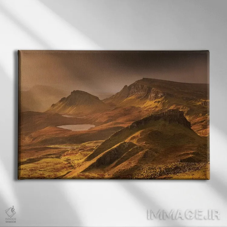 تابلو نور خیالانگیز اثر آدام برتون - نمای روبهرو روی دیوار