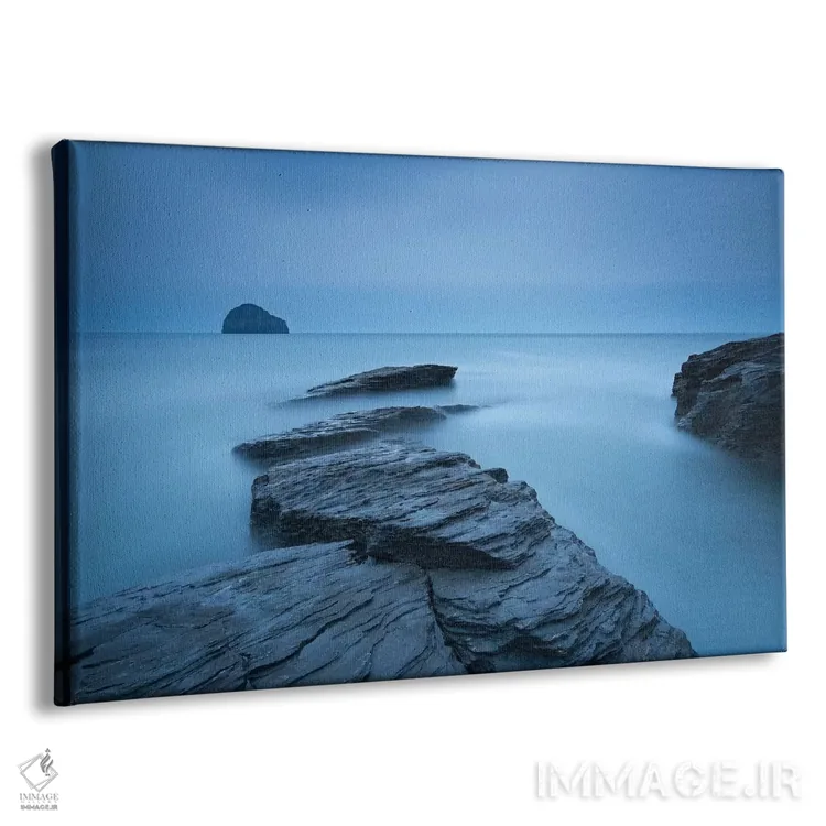 تابلو آبیهای ترباروث (ساحل در کورنوال) اثر آدام برتون - نمای پرسپکتیو محصول