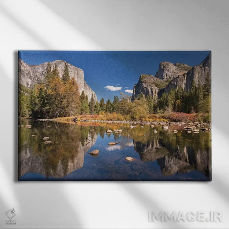 تابلو نمای دره اثر آدام برتون - نمای روبهرو روی دیوار