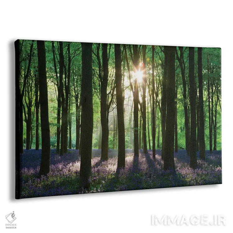 تابلو جنگل گل زنگولهای اثر آدام برتون - نمای پرسپکتیو محصول