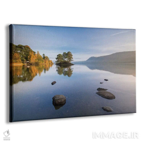 تابلو انعکاسهای دریاچه درونت اثر آدام برتون - نمای پرسپکتیو محصول