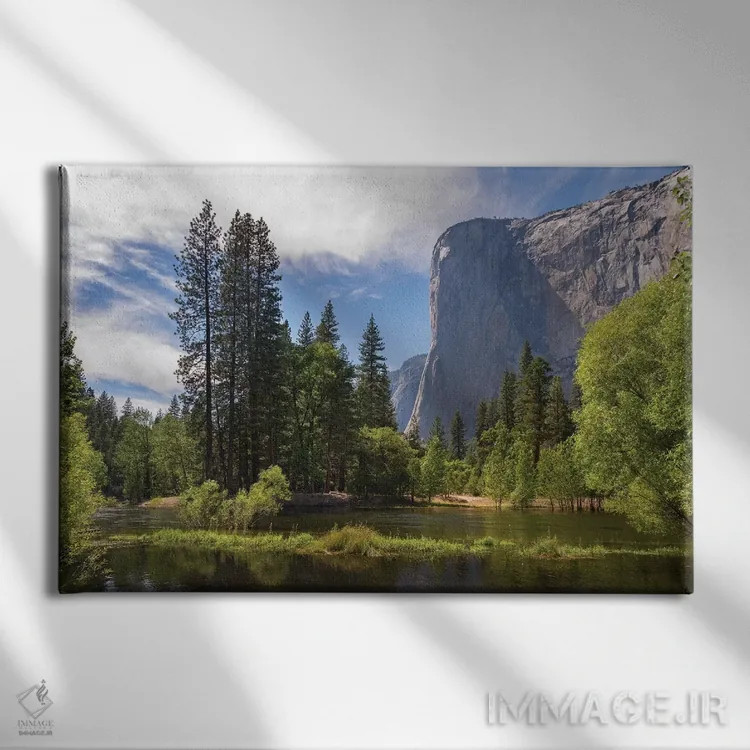 تابلو نمای کپیتان از رودخانه مرسد اثر آدام برتون - نمای روبهرو روی دیوار