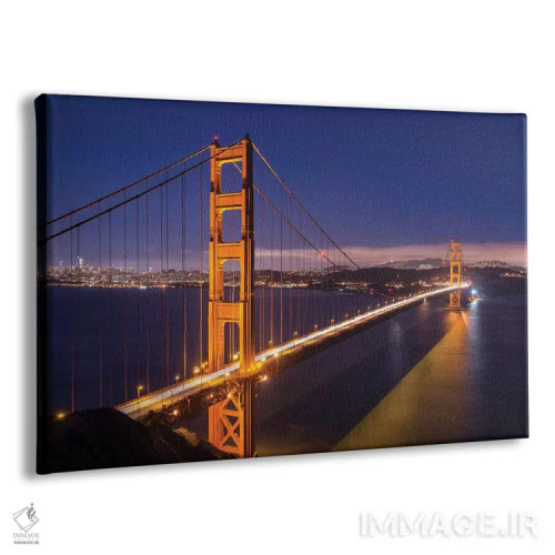تابلو پل گلدن گیت اثر آدام برتون - نمای پرسپکتیو محصول